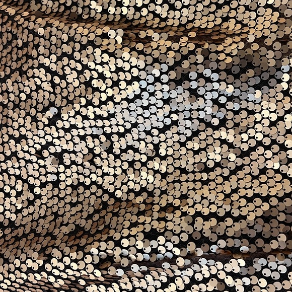 Festive gold metallic dress by Nanette Lenore. Like new. - Picture 3 of 6